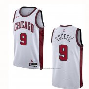 Maillot Chicago Bulls Nikola Vucevic #9 Ville 2022-23 Blanc