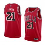 Maillot Chicago Bulls Noah Vonleh #21 Icon 2018 Rouge