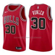 Maillot Chicago Bulls Noah Vonleh #30 Icon 2017-18 Rouge