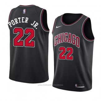 Maillot Chicago Bulls Otto Porter JR. #22 Statement 2018 Noir