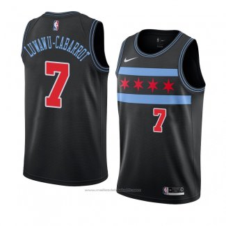 Maillot Chicago Bulls Timothe Luwawu-Cabarrot #7 Ville 2018-19 Noir