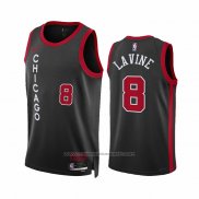 Maillot Chicago Bulls Zach Lavine #8 Ville 2023-24 Noir