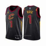 Maillot Cleveland Cavaliers Derrick Rose #1 Statement 2020-21 Noir