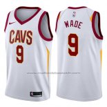Maillot Cleveland Cavaliers Dwyane Wade #9 2017-18 Blanc