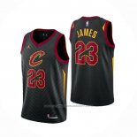 Maillot Cleveland Cavaliers LeBron James #23 Statement 2020-21 Noir