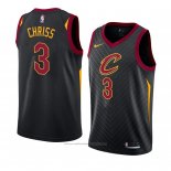 Maillot Cleveland Cavaliers Marquese Chriss #3 Statement 2018 Noir