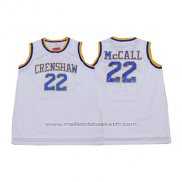 Maillot Crenshaw Quincy McCall #22 Blanc