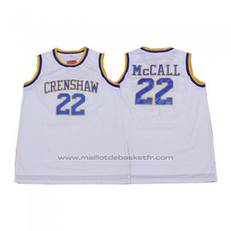 Maillot Crenshaw Quincy McCall #22 Blanc