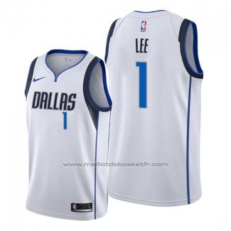 Maillot Dallas Mavericks Courtney Lee #1 Association Blanc