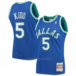 Maillot Dallas Mavericks Jason Kidd #5 Mitchell & Ness 1994-95 Bleu