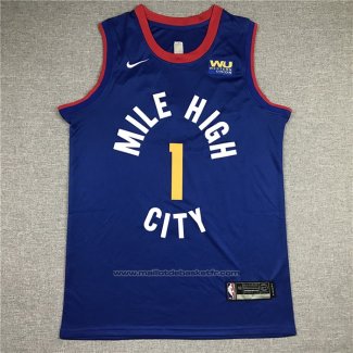 Maillot Denver Nuggets Michael Porter Jr. #13 Icon 2018 Bleu