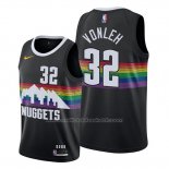 Maillot Denver Nuggets Noah Vonleh #32 Ville 2019-20 Noir