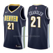 Maillot Denver Nuggets Wilson Chandler #21 Icon 2017-18 Bleu