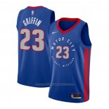 Maillot Detroit Pistons Blake Griffin #23 Ville 2020-21 Bleu