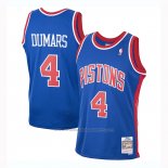 Maillot Detroit Pistons Joe Dumars #4 Mitchell & Ness 1988-89 Bleu
