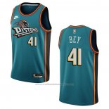 Maillot Detroit Pistons Saddiq Bey #41 Classic 2022-23 Vert