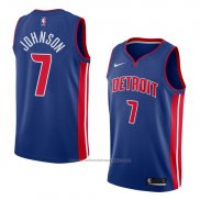 Maillot Detroit Pistons Stanley Johnson #7 Icon 2018 Bleu