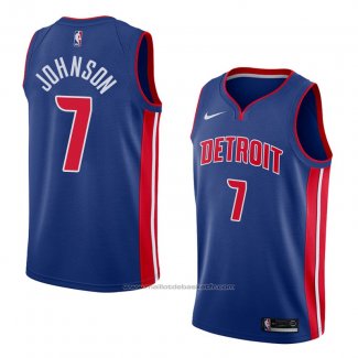 Maillot Detroit Pistons Stanley Johnson #7 Icon 2018 Bleu