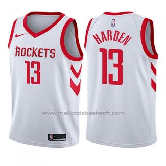 Maillot Enfant Houston Rockets James Harden #13 Association 2017-18 Blanc