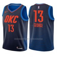 Maillot Enfant Oklahoma City Thunder Paul George #13 Statement 2017-18 Bleu