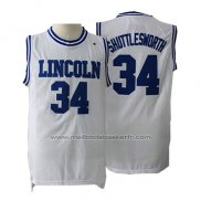 Maillot Film Lincoln Jesus Shuttlesworth #34 Blanc