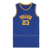 Maillot Film Punahou Obama #23 Bleu