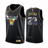 Maillot Golden Edition Chicago Bulls Michael Jordan #23 2021-22 Noir