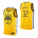 Maillot Golden State Warriors Andrew Bogut #12 Earned 2018-19 Jaune