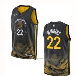 Maillot Golden State Warriors Andrew Wiggins #22 Ville 2022-23 Noir