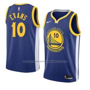 Maillot Golden State Warriors Jacob Evans #10 Icon 2018-19 Bleu