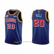 Maillot Golden State Warriors Jordan Bell #20 75th Anniversary Bleu