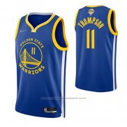 Maillot Golden State Warriors Klay Thompson #11 Icon 2022 NBA Finals Bleu