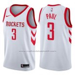 Maillot Houston Rockets Chris Paul #3 2017-18 Blanc