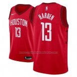 Maillot Houston Rockets James Harden #13 Earned 2018-19 Rouge