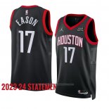 Maillot Houston Rockets Tari Eason #17 Statement 2023-24 Noir