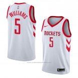 Maillot Houston Rockets Troy Williams #5 Association 2018 Blanc