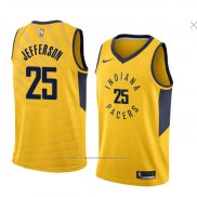 Maillot Indiana Pacers Al Jefferson #25 Statement 2018 Jaune