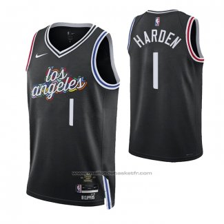 Maillot Los Angeles Clippers James Harden #1 Ville Noir