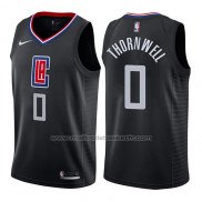 Maillot Los Angeles Clippers Sindarius Thornwell #0 Statement 2019 Noir
