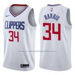 Maillot Los Angeles Clippers Tobias Harris #34 Association 2017-18 Blanc