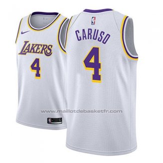 Maillot Los Angeles Lakers Alex Caruso #4 Association 2018-19 Blanc