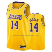 Maillot Los Angeles Lakers Brandon Ingram #14 Icon 2018 Jaune