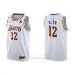 Maillot Los Angeles Lakers Kendrick Nunn #12 Association 2021-22 Blanc