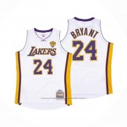Maillot Los Angeles Lakers Kobe Bryant #24 Mitchell & Ness 2009-10 Blanc