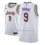 Maillot Los Angeles Lakers Rajon Rondo #9 Association 2018-19 Blanc