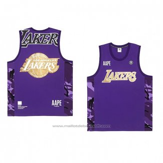 Maillot Los Angeles Lakers x AAPE Volet