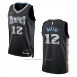 Maillot Memphis Grizzlies Ja Morant #12 Ville 2022-23 Noir