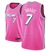 Maillot Miami Heat Goran Dragic #7 Earned 2018-19 Rosa