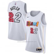 Maillot Miami Heat Jimmy Butler #22 Ville 2022-23 Blanc