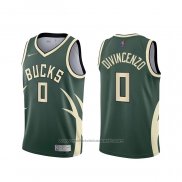 Maillot Milwaukee Bucks Donte DiVincenzo #0 Earned 2020-21 Vert